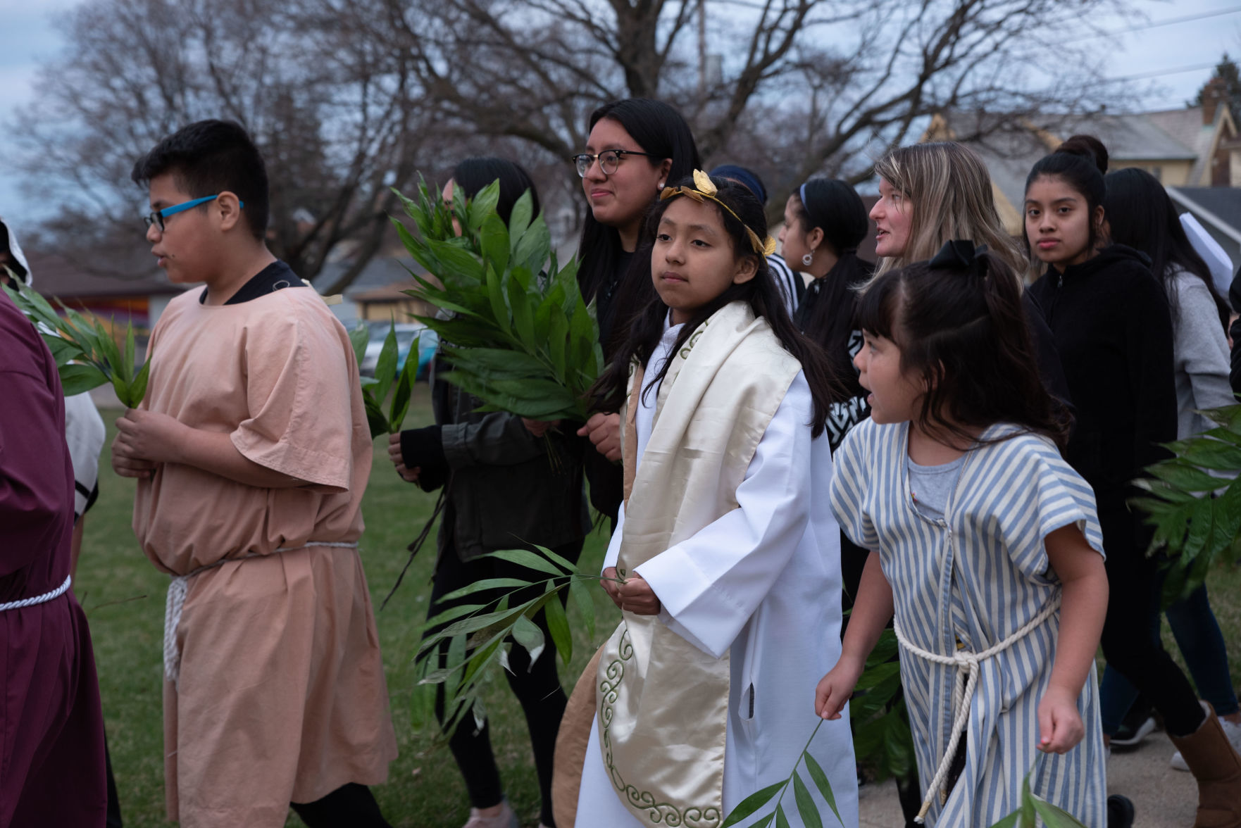 Emaus Lutheran hosts walk of the passion